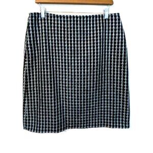 2/$22 +$.99 Shipping NWT Melanie Lyne Classic A-Line Boucle Skirt Size 10